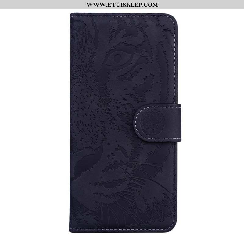 Etui Folio do Poco X4 Pro 5G Nadruk Tygrysa